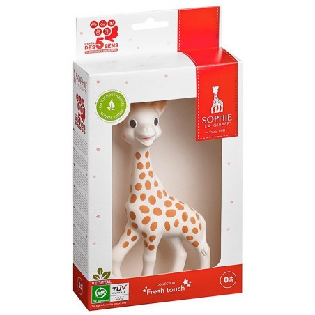 Sophie la girafe® (Geschenkkarton Fresh Touch rot - weiß)